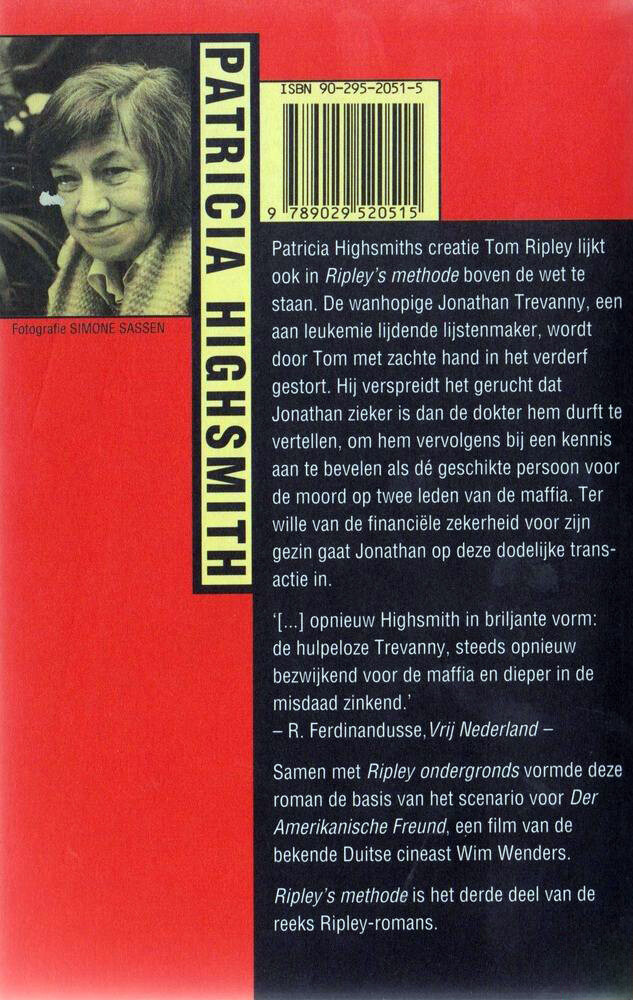 Ripley's methode / AP-crime achterkant