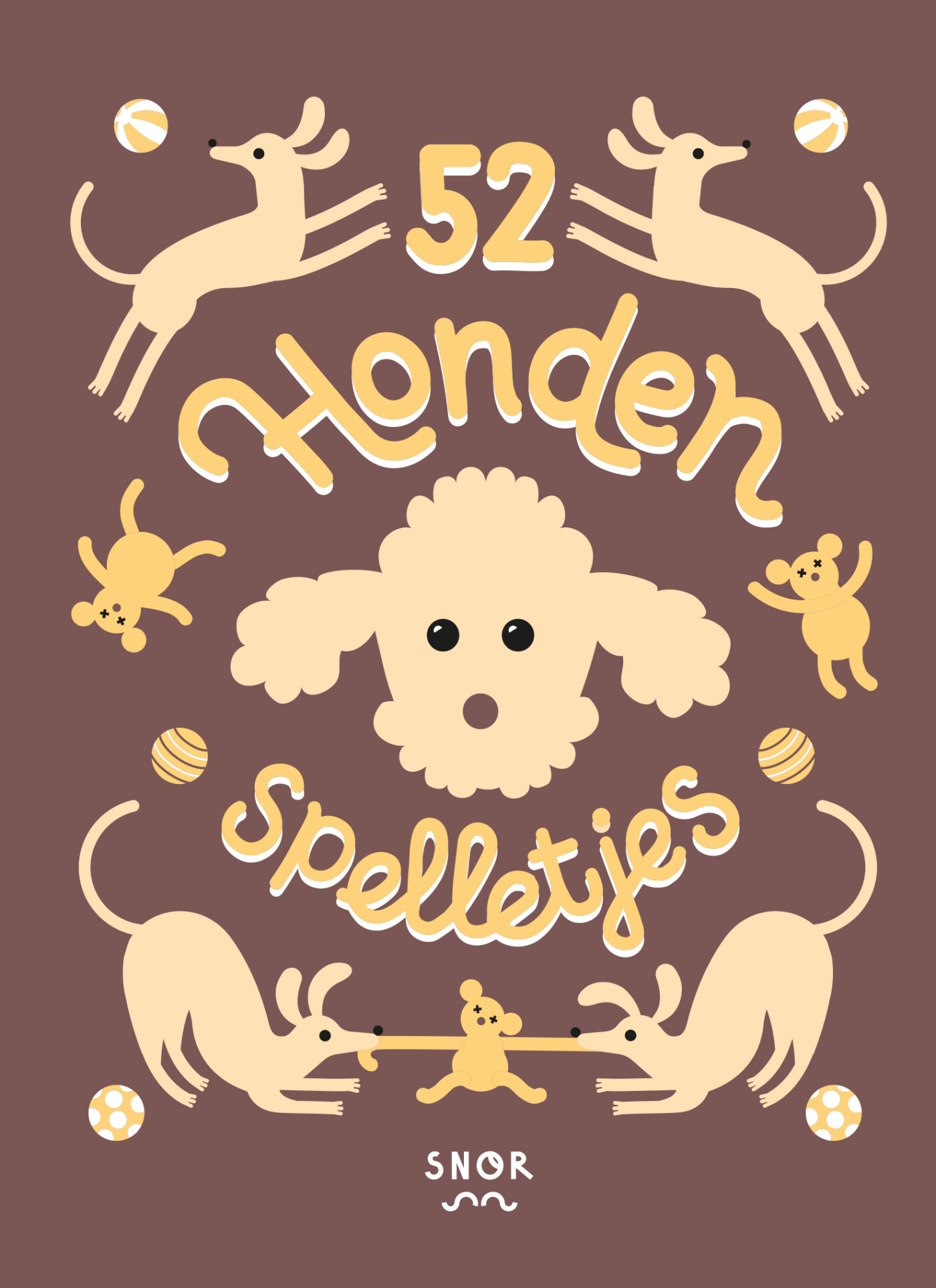 52 hondenspelletjes
