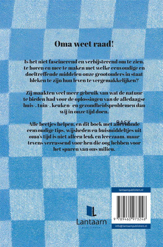 Oma weet raad! achterkant