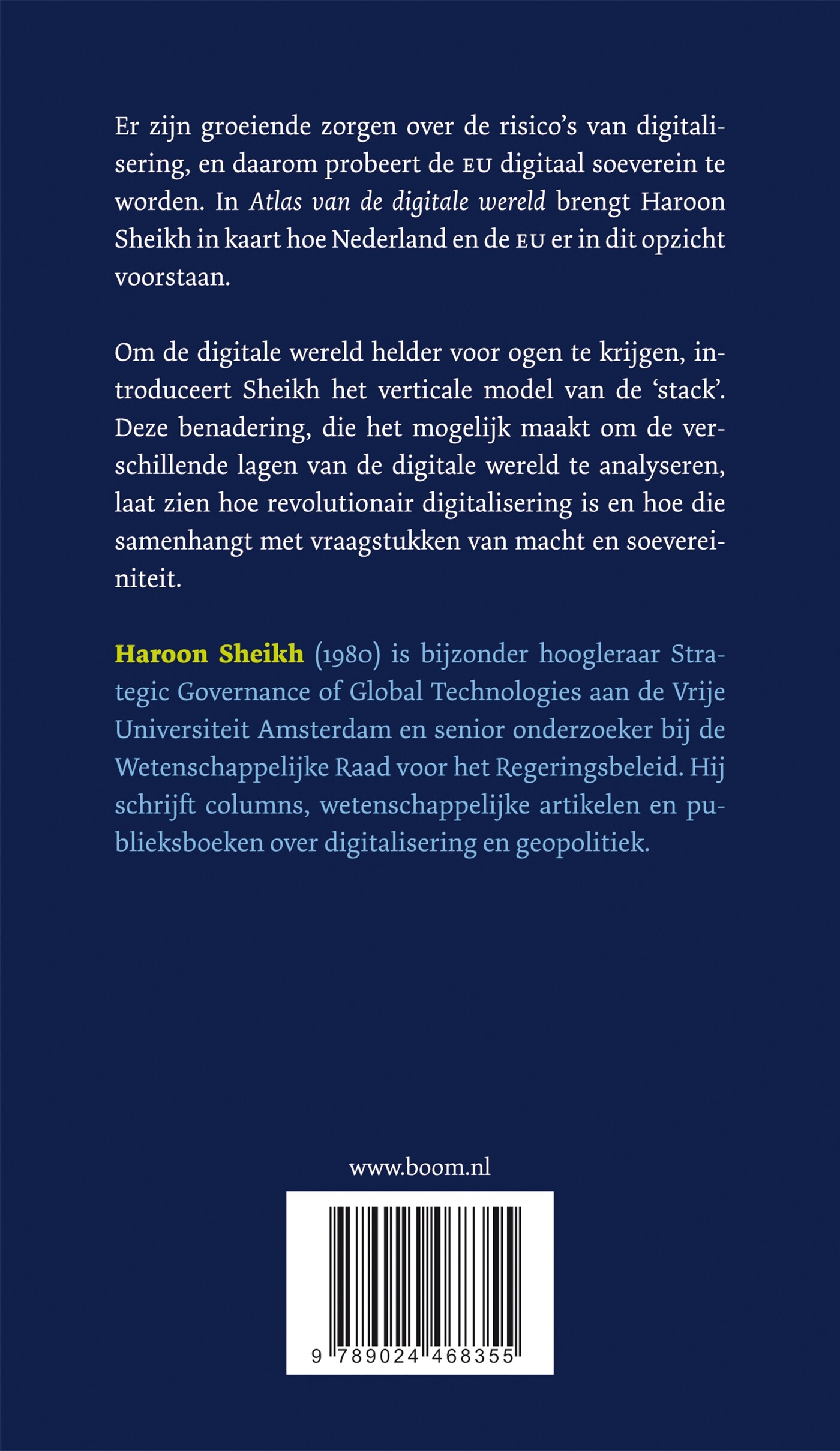 Atlas van de digitale wereld achterkant