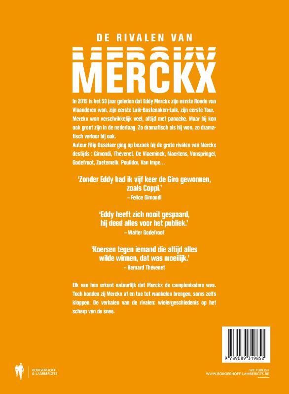 De rivalen van Merckx achterkant