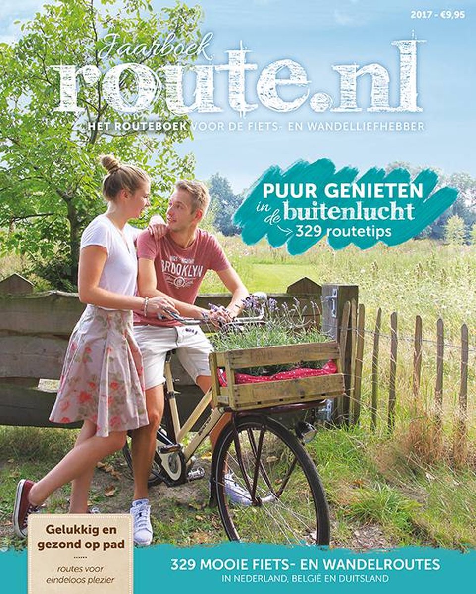 boekenbalie_8710966370520_cover route.nl jaarboek 2017, 290 fiets en wandelroutes door Nederland en België
