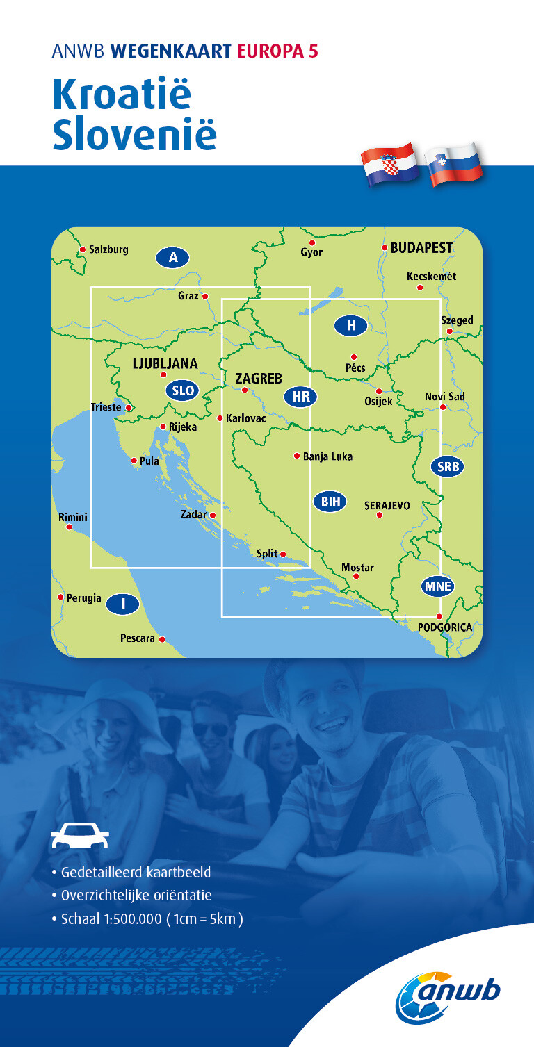 Kroatië - Slovenië 5 Anwb Wegenkaart / Anwb Wegenkaart