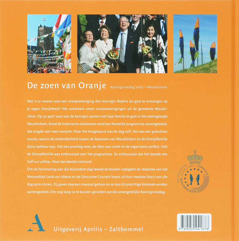 De Zoen Van Oranje achterkant