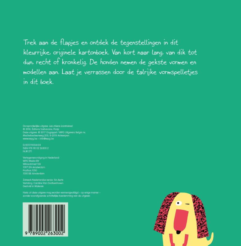 Een hondjesboek (vol tegenstellingen) achterkant