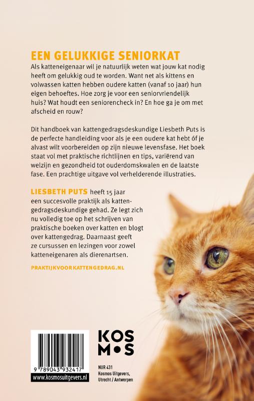 Het handboek voor de oudere kat achterkant