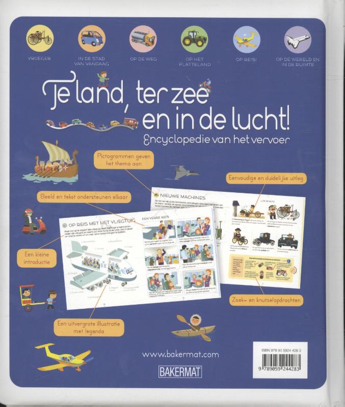 Te land, ter zee en in de lucht! achterkant