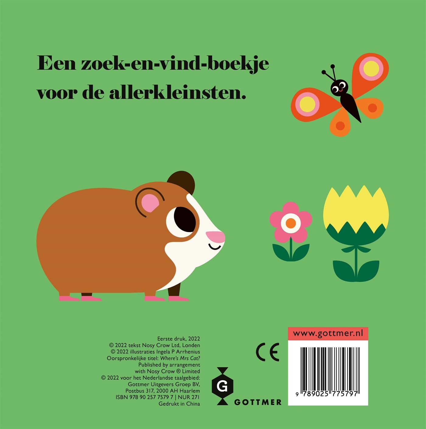 Poes, waar ben je? / Arrhenius- waar ben je?-serie achterkant