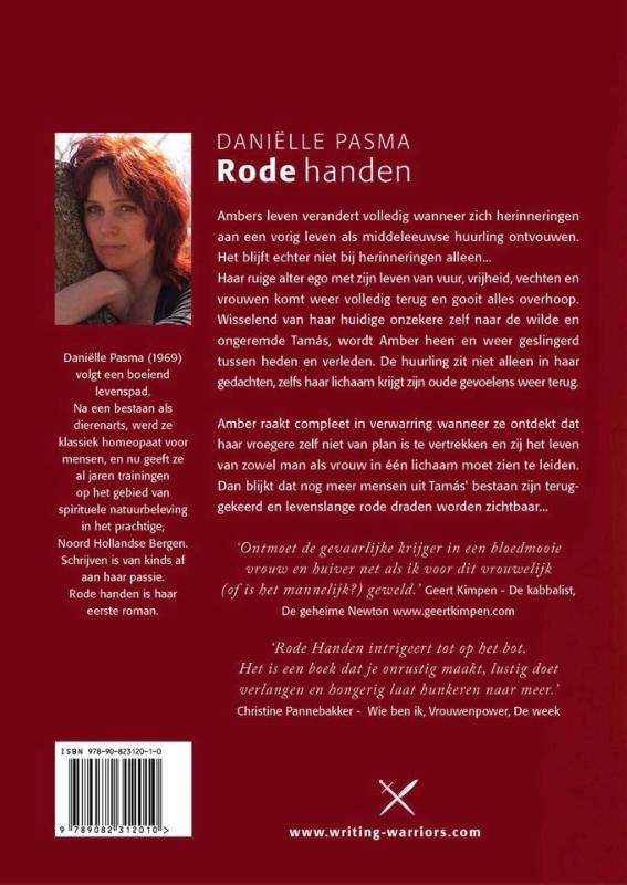 De Rode trilogie deel 1, Rode handen De Rode trilogie deel 1, Rode handen achterkant