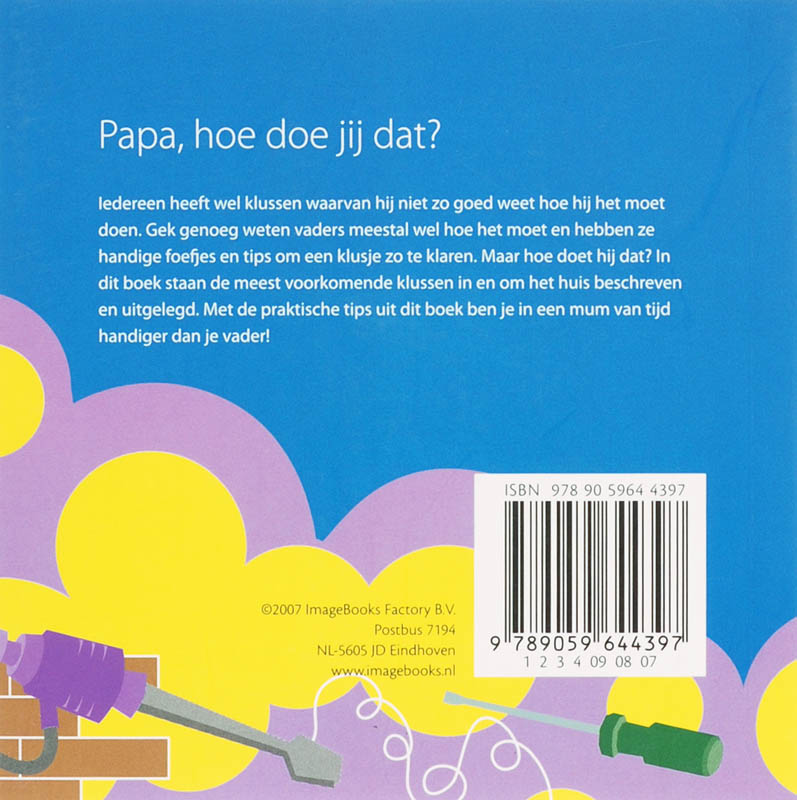 Papa, hoe doe jij dat? achterkant