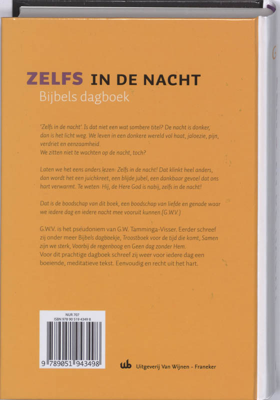 Zelfs in de nacht achterkant