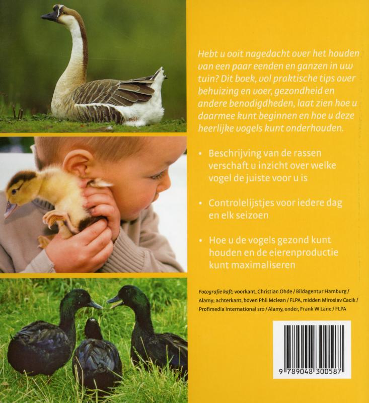 Handboek eenden en ganzen achterkant