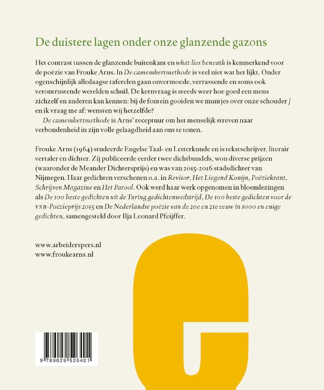 De camembertmethode De camembertmethode achterkant