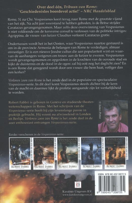 Verloren zoon van Rome / Vespasianus / 6 Verloren zoon van Rome / Vespasianus / 6 achterkant