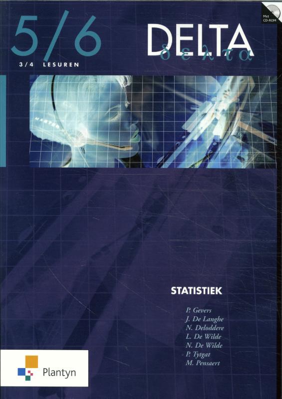 Delta 5/6 Statistiek (3/4u) (incl. cd-rom) / Vast Boek / Delta (oud)