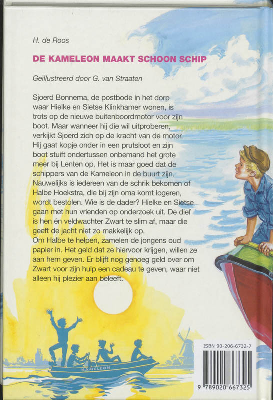 De Kameleon maakt schoon schip / Kameleon De Kameleon maakt schoon schip / Kameleon achterkant