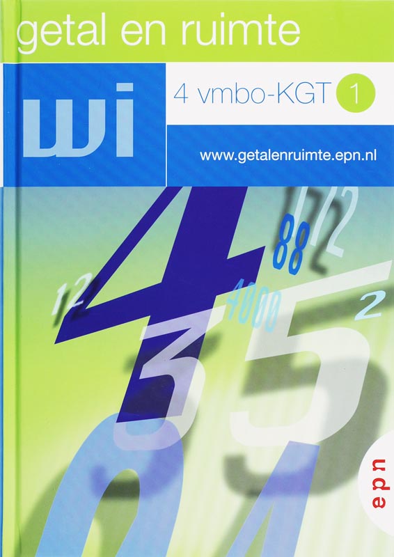 Getal en Ruimte / 4 Vmbo-KGT 1