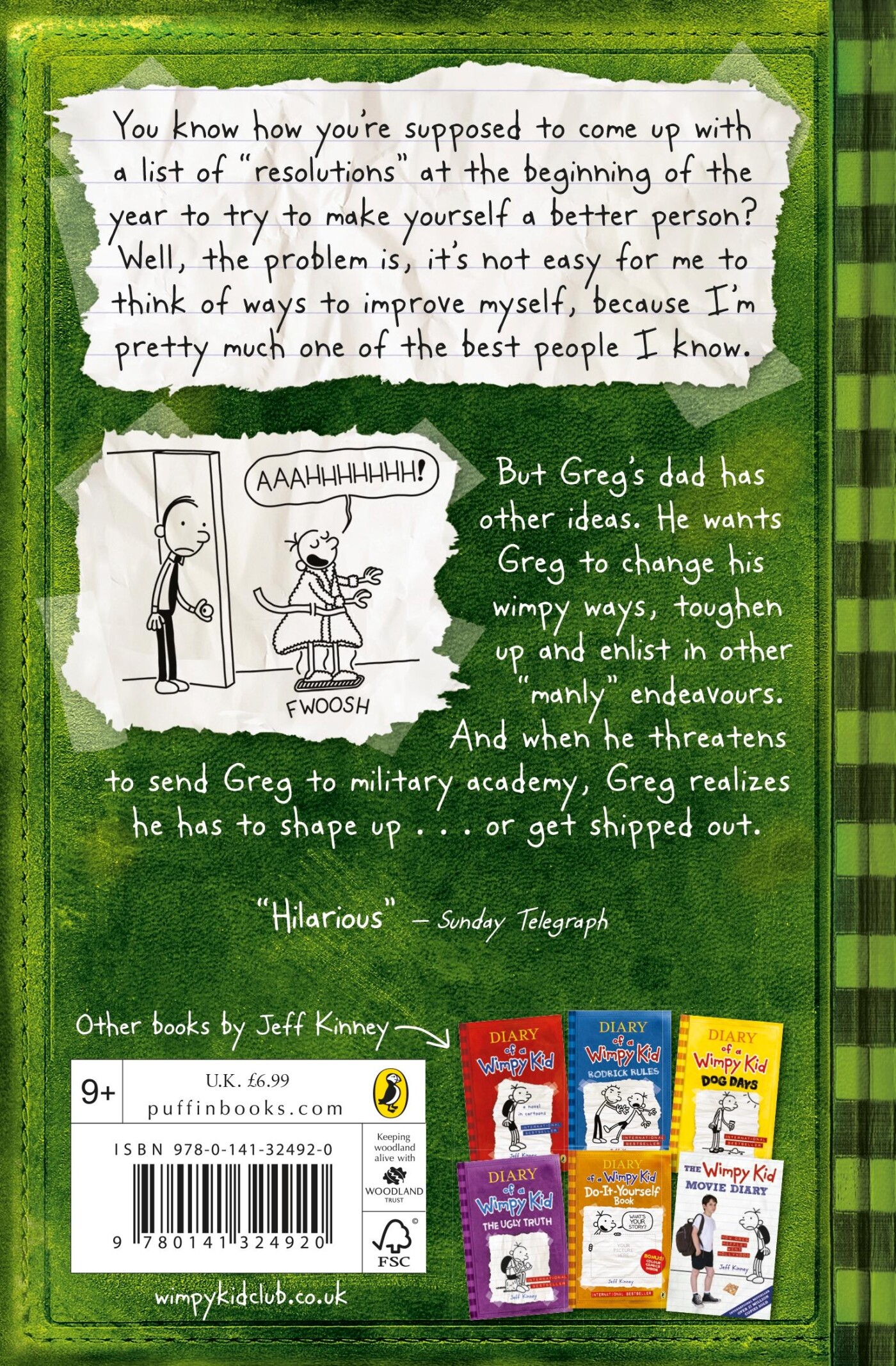 The last straw / Diary of a wimpy kid / 3 achterkant