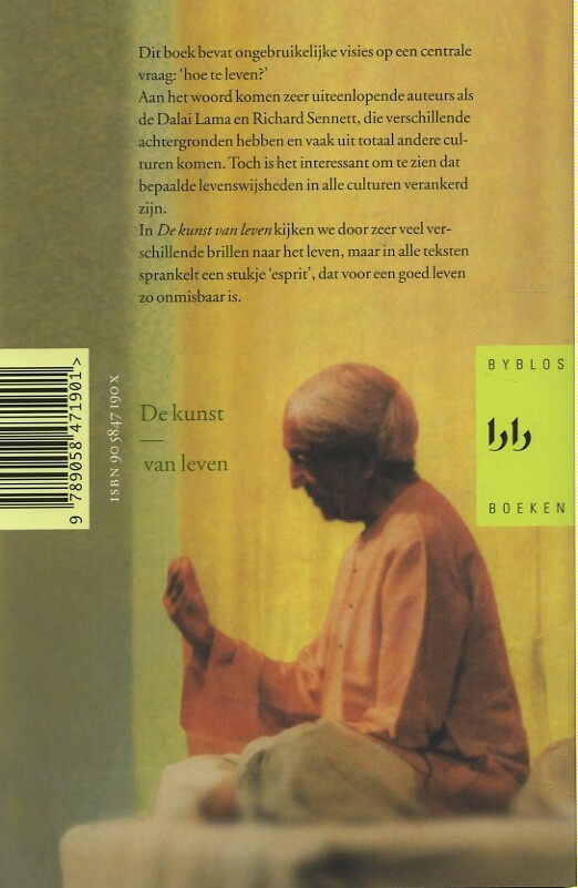 KUNST VAN LEVEN achterkant