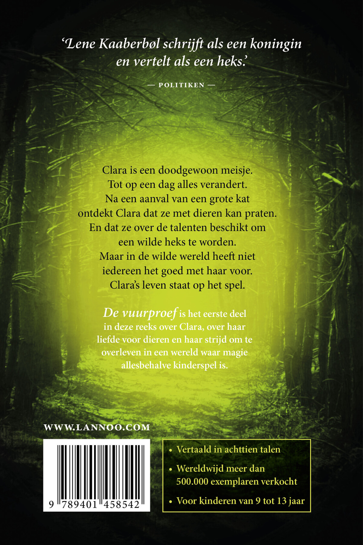 De wilde heks I - De vuurproef / De wilde heks / 1 achterkant