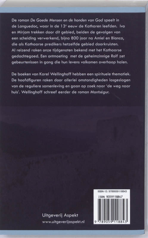 De Goede Mensen en de honden van God achterkant