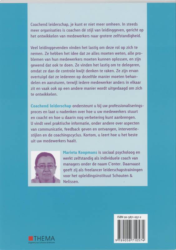 Coachend leiderschap Coachend leiderschap achterkant