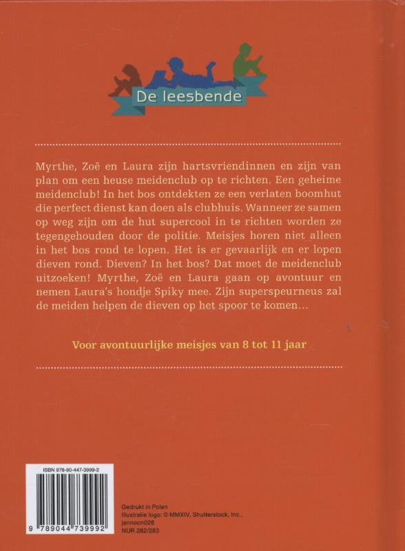 De Leesbende  -   Drie vriendinnen op avontuur achterkant