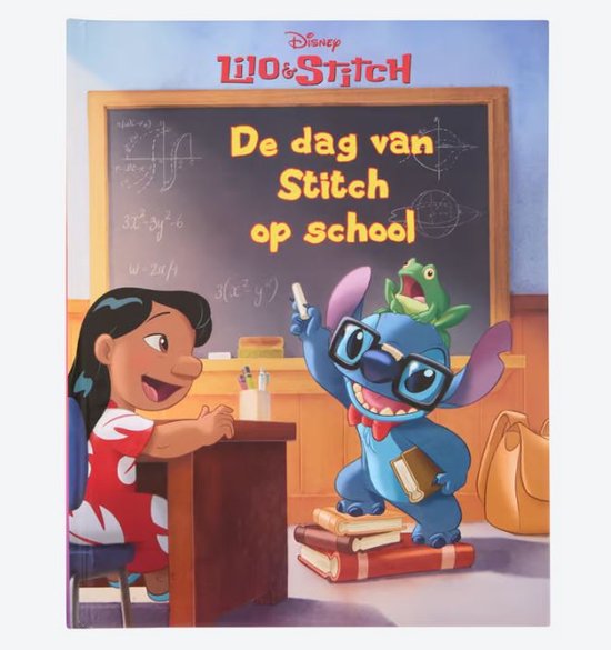Disney Lilo & Stitch boek - De dag van Stitch op school - Leren lezen - Voorleesboek