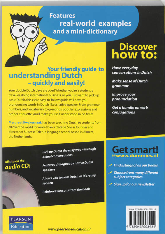 Dutch for Dummies / Voor Dummies achterkant