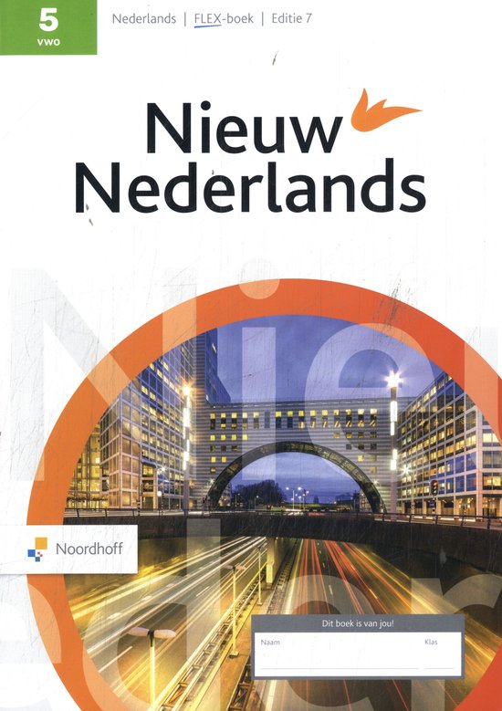 5 vwo / Nieuw Nederlands / flex boek