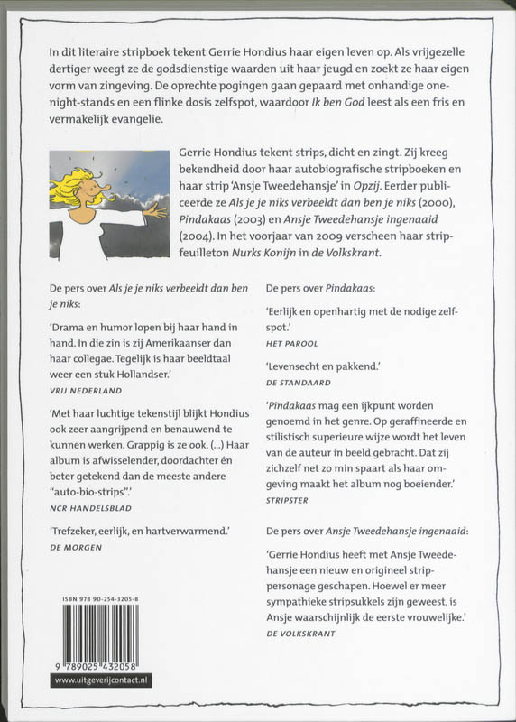 Ik ben god Ik ben god achterkant