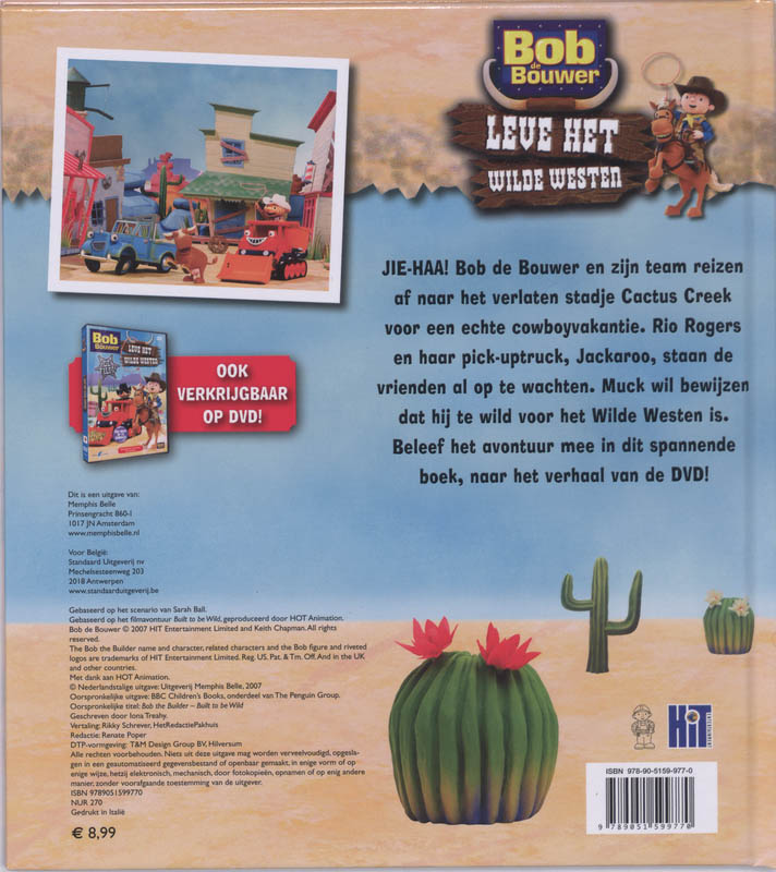 Bob de Bouwer / Leve het wilde westen / Bob de Bouwer achterkant