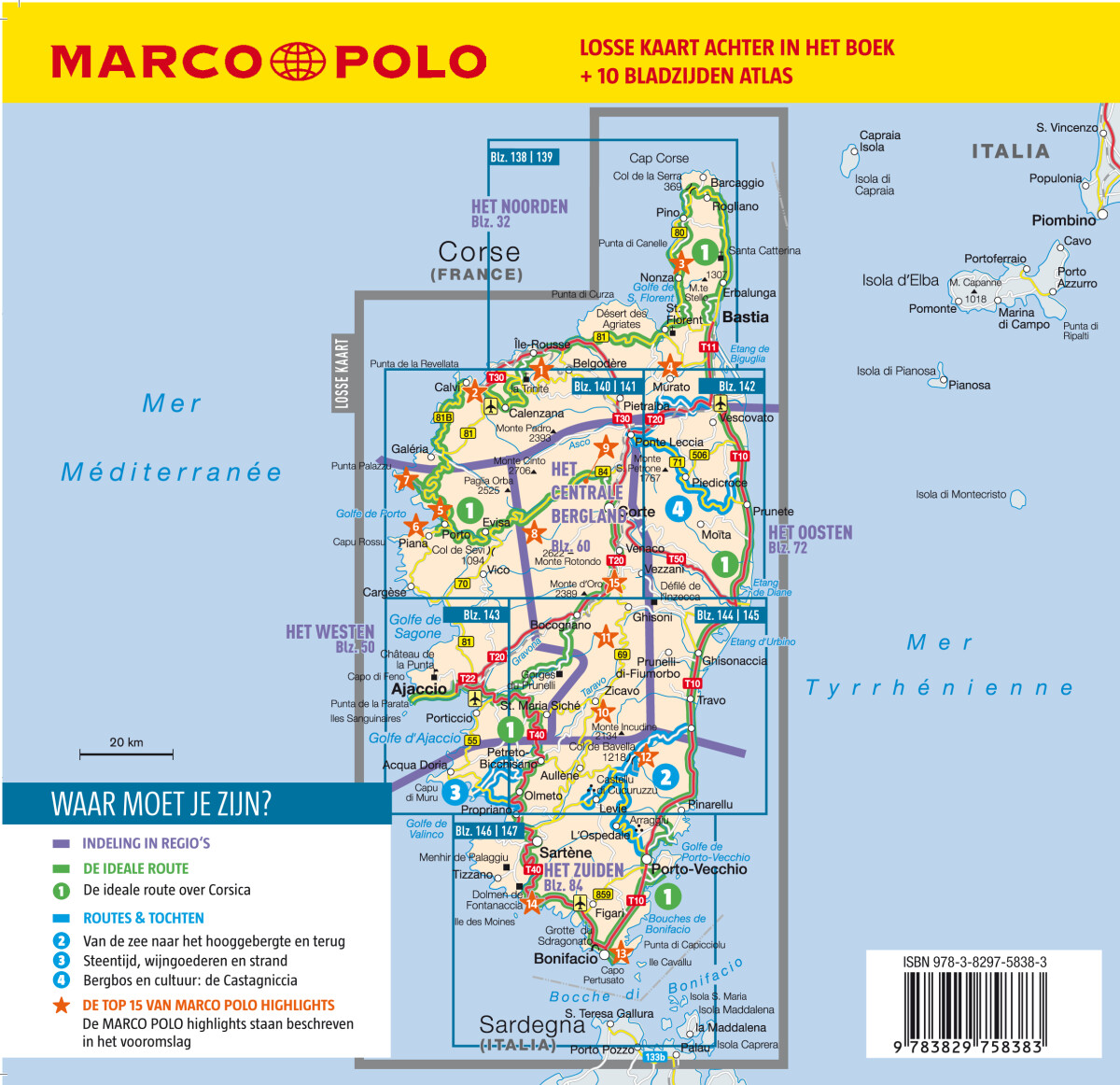Corsica / Marco Polo achterkant
