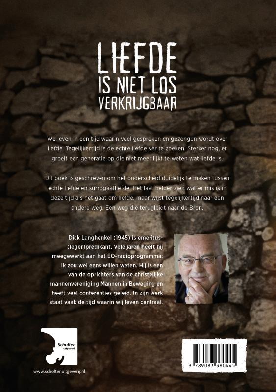Liefde is niet los verkrijgbaar achterkant