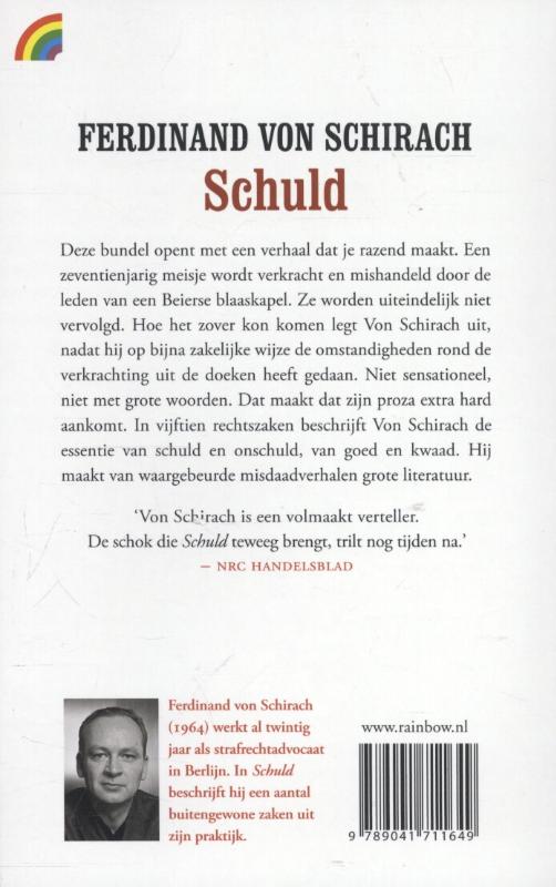 Schuld achterkant