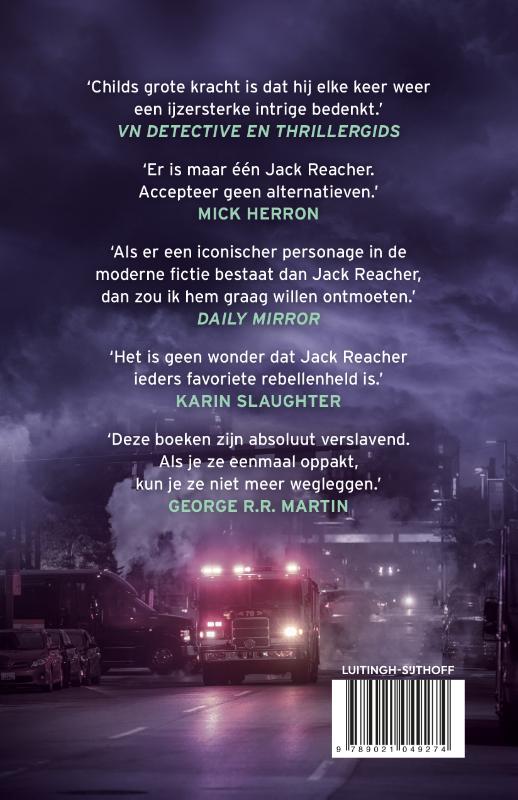 Exitstrategie / Jack Reacher / 30 achterkant
