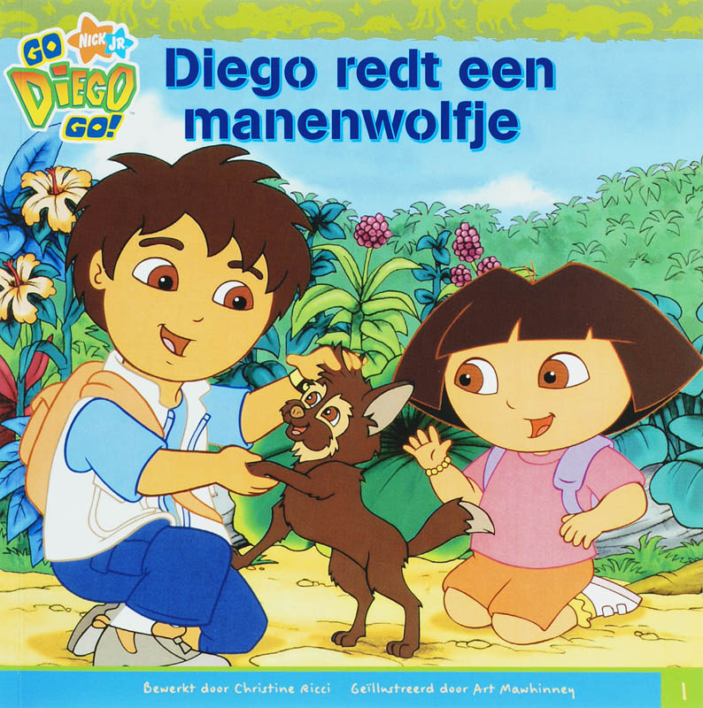 Diego redt een manenwolfje / Diego