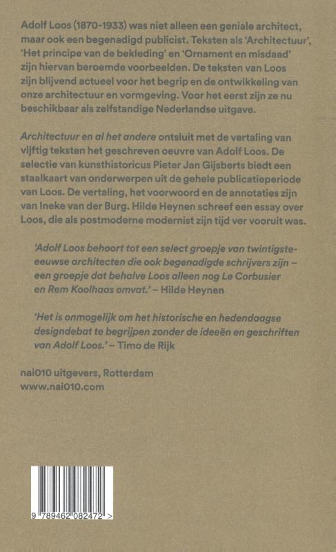 Architectuur en al het andere Architectuur en al het andere achterkant