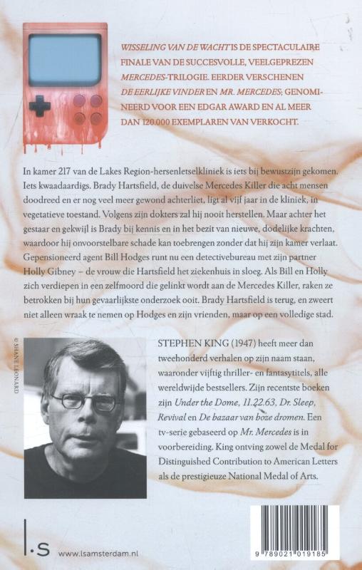 Wisseling van de wacht / Bill Hodges / 3 Wisseling van de wacht / Bill Hodges / 3 achterkant