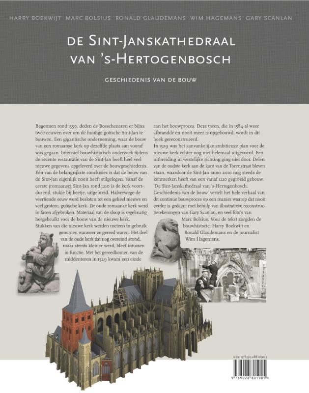 Sint-Janskathedraal van 's-Hertogenbosch achterkant