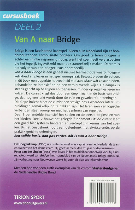 Van A Naar Bridge Deel 2 Cursusboek achterkant