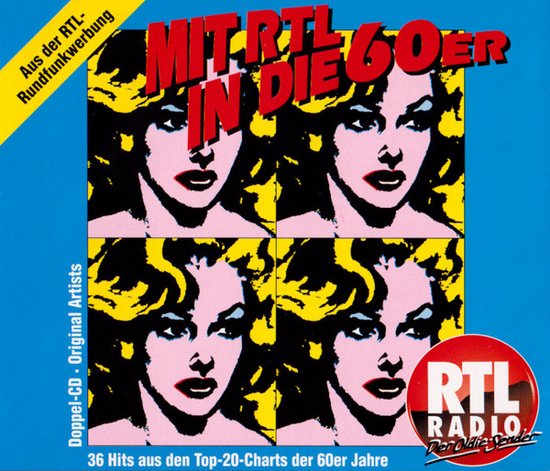 Mit RTL In Die 60er - De beste uit de jaren 60- Dubbel Cd - Drifters, Archies, Herman's Hermits, Bee Gees, Percy Sledge, Desmond Dekker, Ben e King