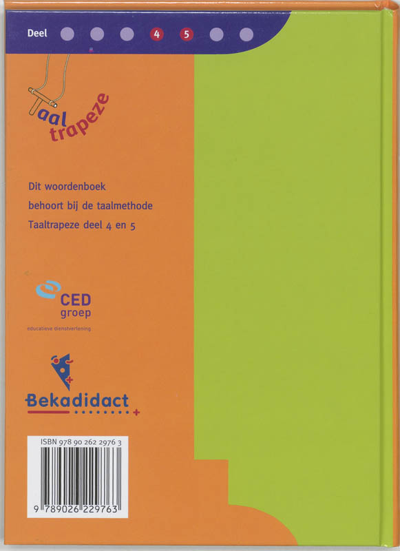 Taaltrapeze woordenboek 4/5 achterkant