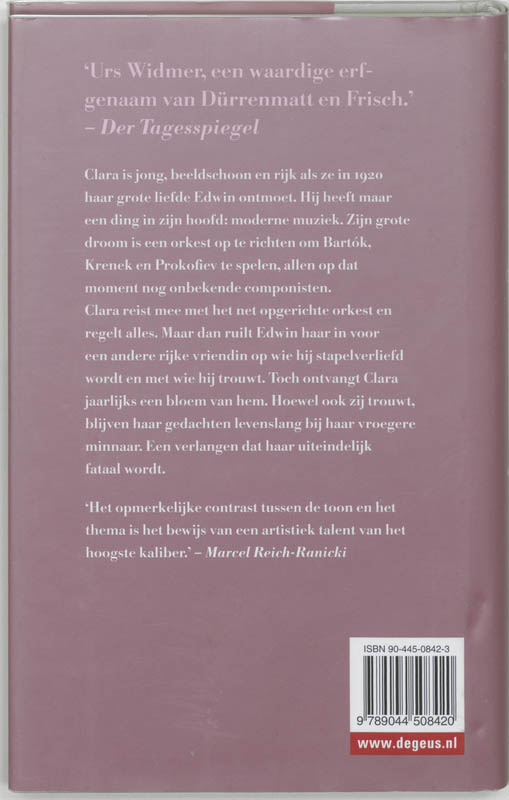 De geliefde van mijn moeder achterkant
