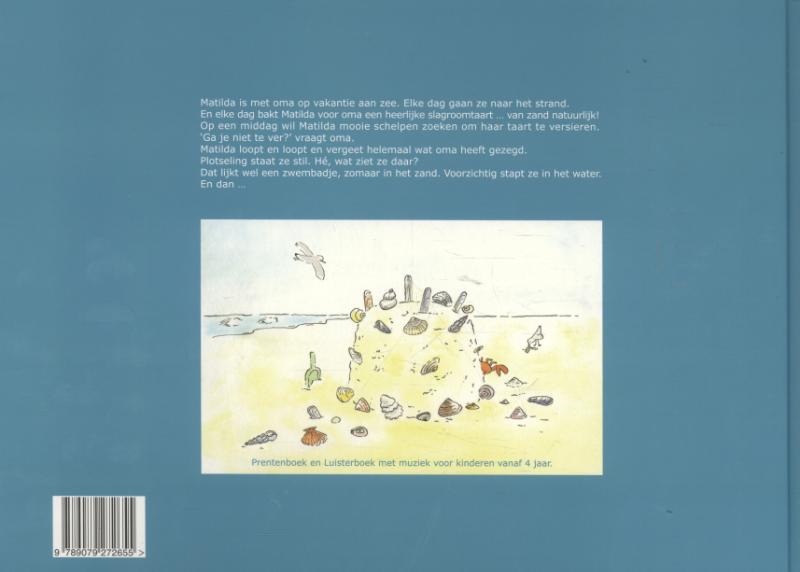 Matilda en kleine vis achterkant