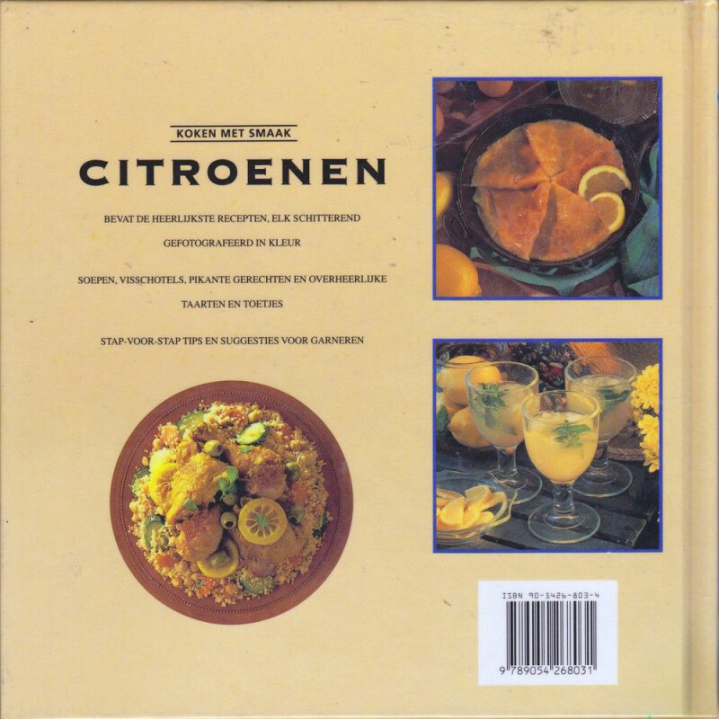 Citroenen / Koken met smaak achterkant