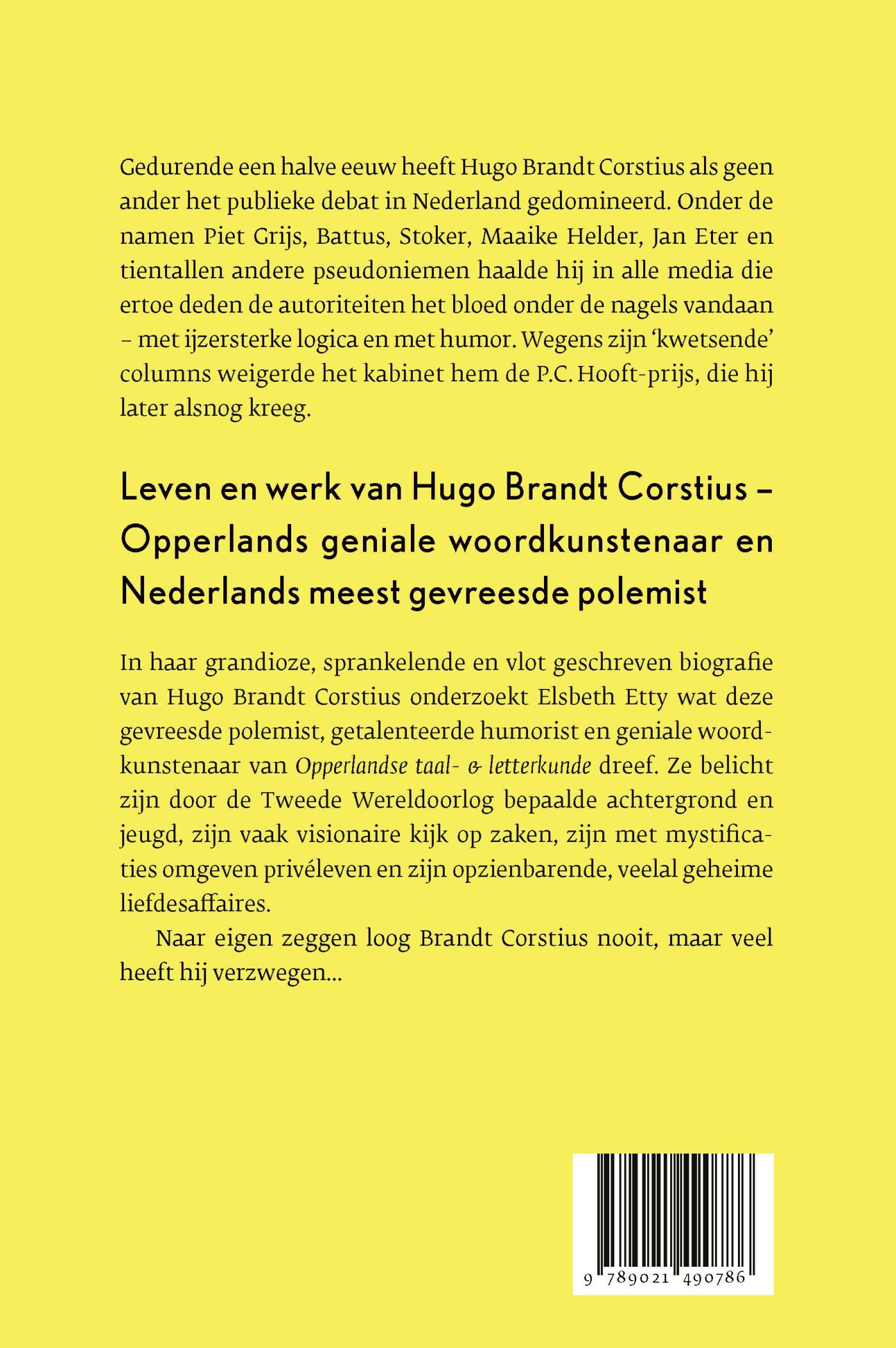 Ik heb nog nooit gelogen achterkant