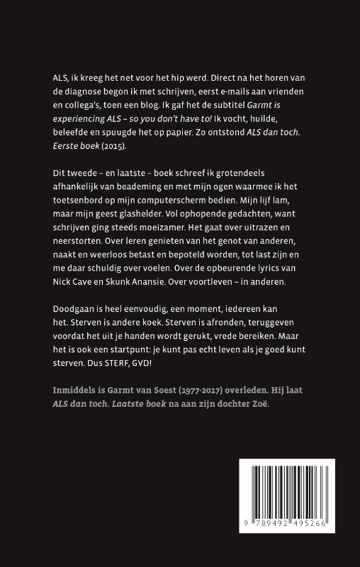 ALS dan toch Laatste boek achterkant