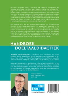 Handboek doeltaaldidactiek achterkant