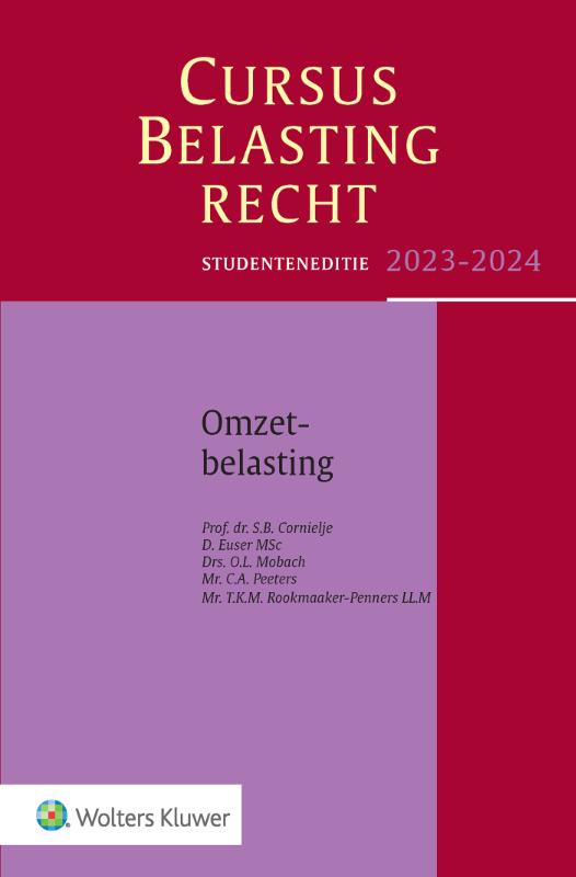 Omzetbelasting / 2023-2024 / Cursus Belastingrecht